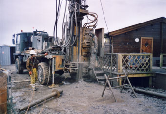 Drilling for Water, Haverfordwest, early 2010