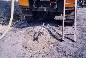Alban Court - Geothermal loop in. Depth 100m