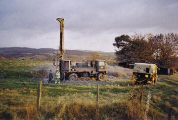 Drilling for water
